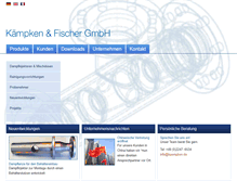 Tablet Screenshot of kaempken.de